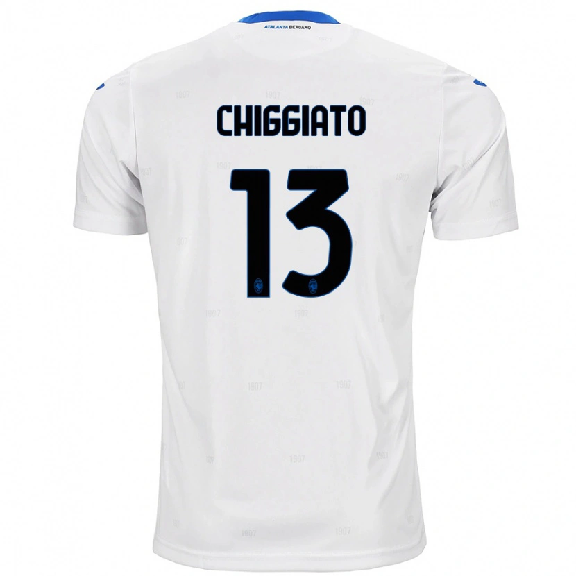 Danxen Herren Gabriele Chiggiato #13 Weiß Auswärtstrikot Trikot 2024/25 T-Shirt