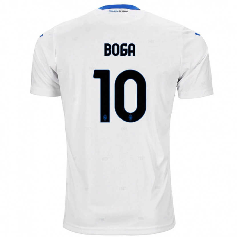 Danxen Herren Jeremie Boga #10 Weiß Auswärtstrikot Trikot 2024/25 T-Shirt