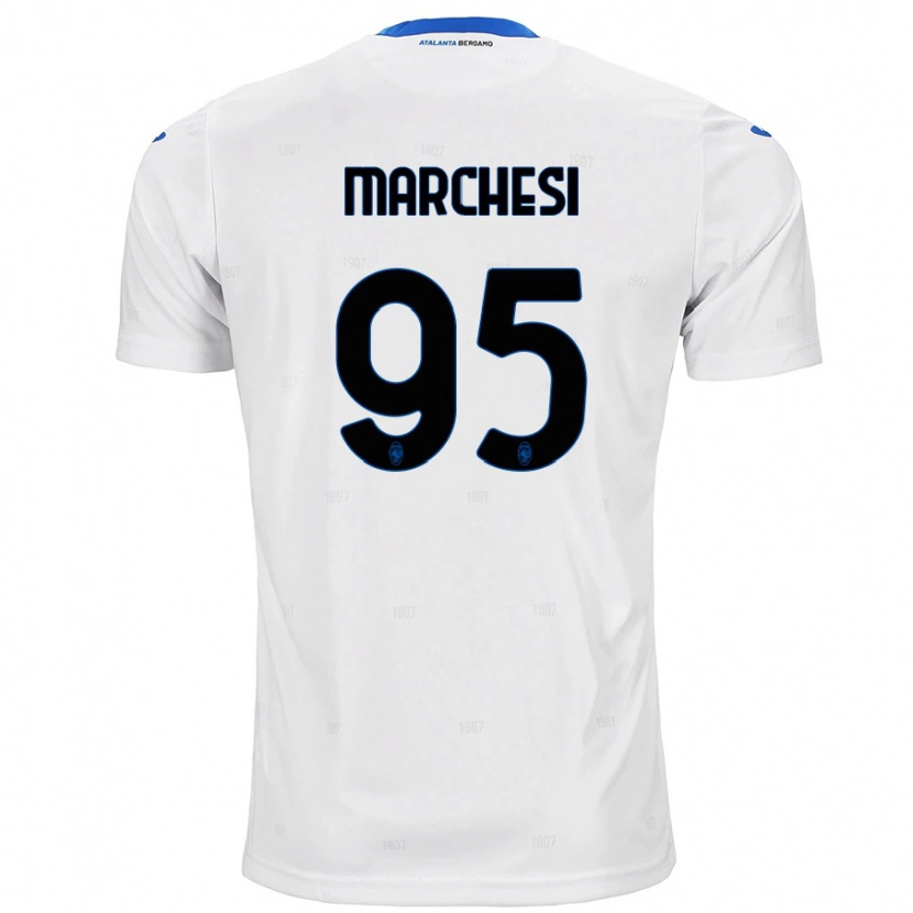 Danxen Herren Silvia Marchesi #95 Weiß Auswärtstrikot Trikot 2024/25 T-Shirt