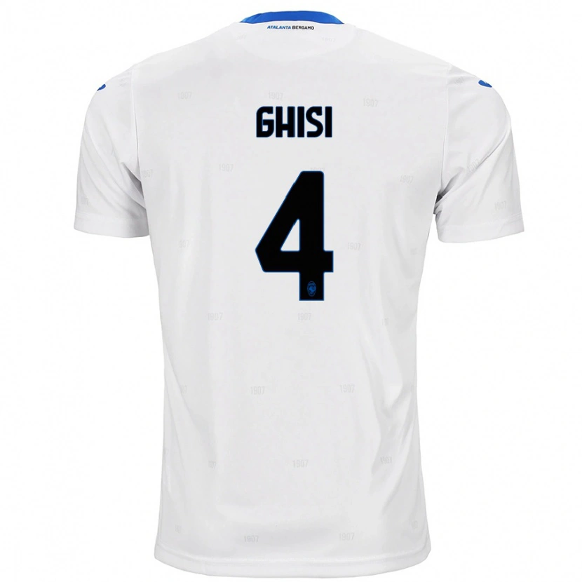 Danxen Herren Laura Ghisi #4 Weiß Auswärtstrikot Trikot 2024/25 T-Shirt