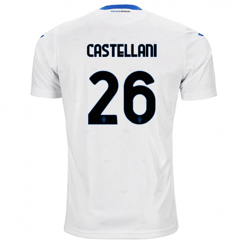 Danxen Herren Eleonora Castellani #26 Weiß Auswärtstrikot Trikot 2024/25 T-Shirt