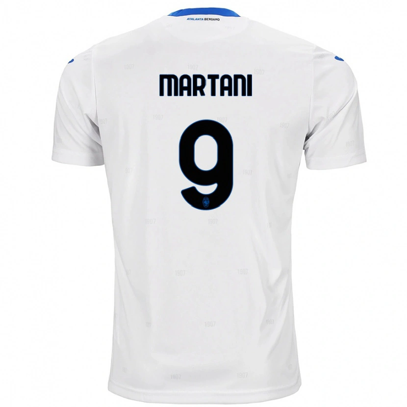 Danxen Herren Alice Martani #9 Weiß Auswärtstrikot Trikot 2024/25 T-Shirt