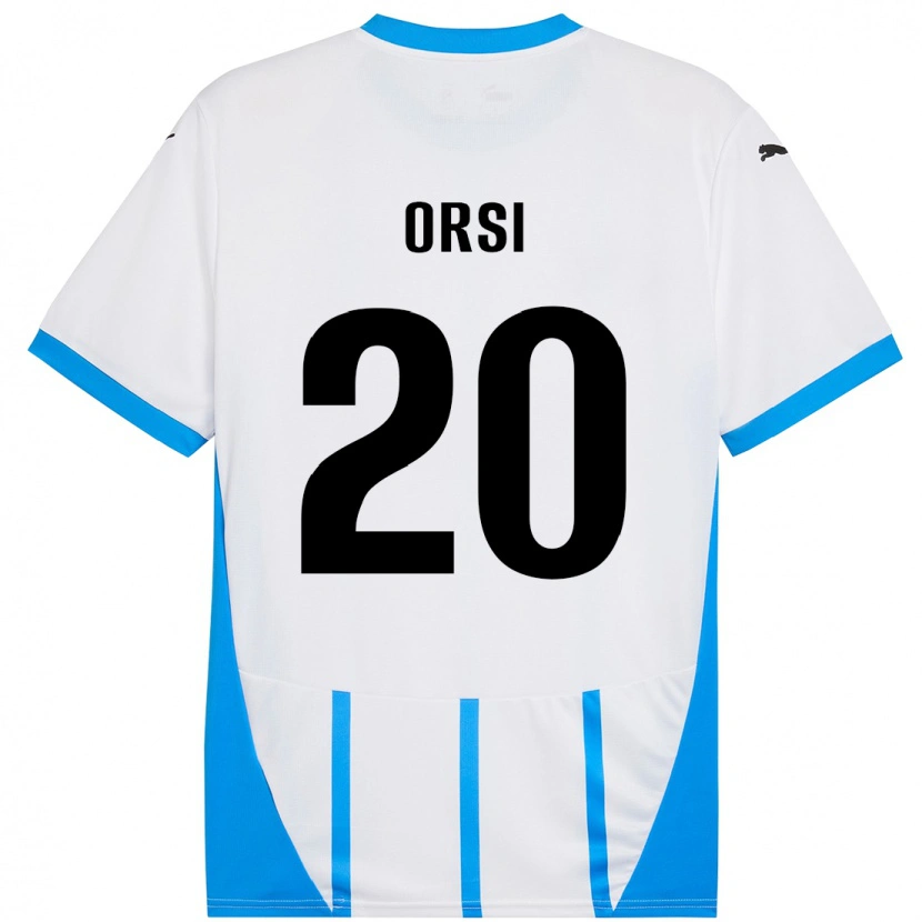Danxen Herren Benedetta Orsi #20 Weiß Blau Auswärtstrikot Trikot 2024/25 T-Shirt