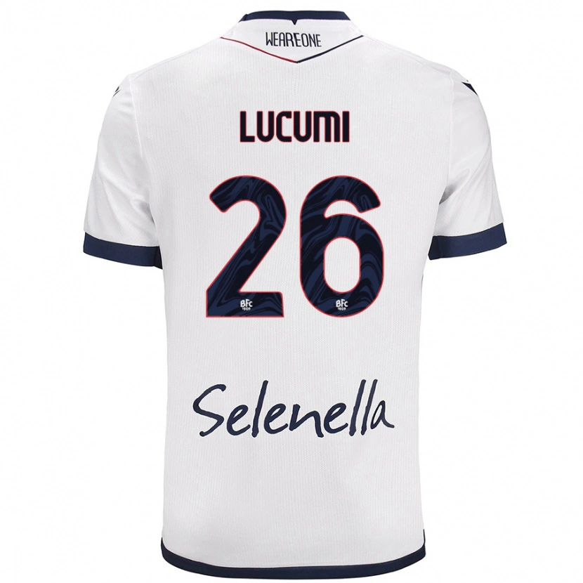 Danxen Herren Jhon Lucumí #26 Weiß Königsblau Auswärtstrikot Trikot 2024/25 T-Shirt