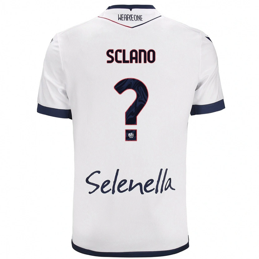 Danxen Herren Saymon Sclano #0 Weiß Königsblau Auswärtstrikot Trikot 2024/25 T-Shirt