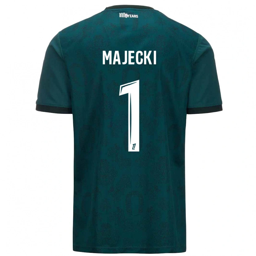 Danxen Herren Radoslaw Majecki #1 Dunkelgrün Auswärtstrikot Trikot 2024/25 T-Shirt