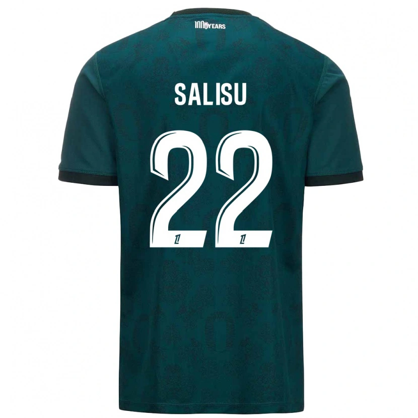 Danxen Herren Mohammed Salisu #22 Dunkelgrün Auswärtstrikot Trikot 2024/25 T-Shirt