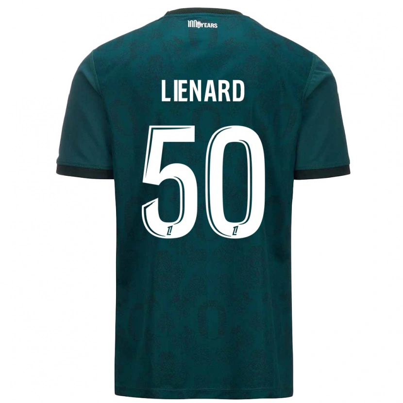Danxen Herren Yann Lienard #50 Dunkelgrün Auswärtstrikot Trikot 2024/25 T-Shirt