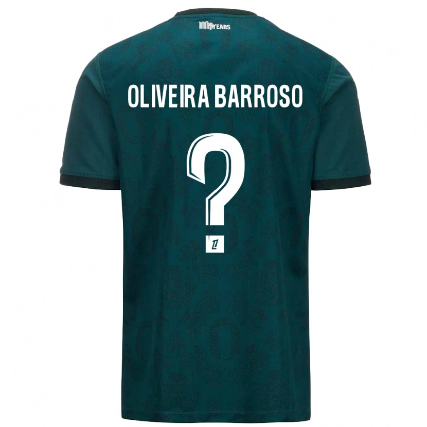 Danxen Herren Mickael Oliveira Barroso #0 Dunkelgrün Auswärtstrikot Trikot 2024/25 T-Shirt