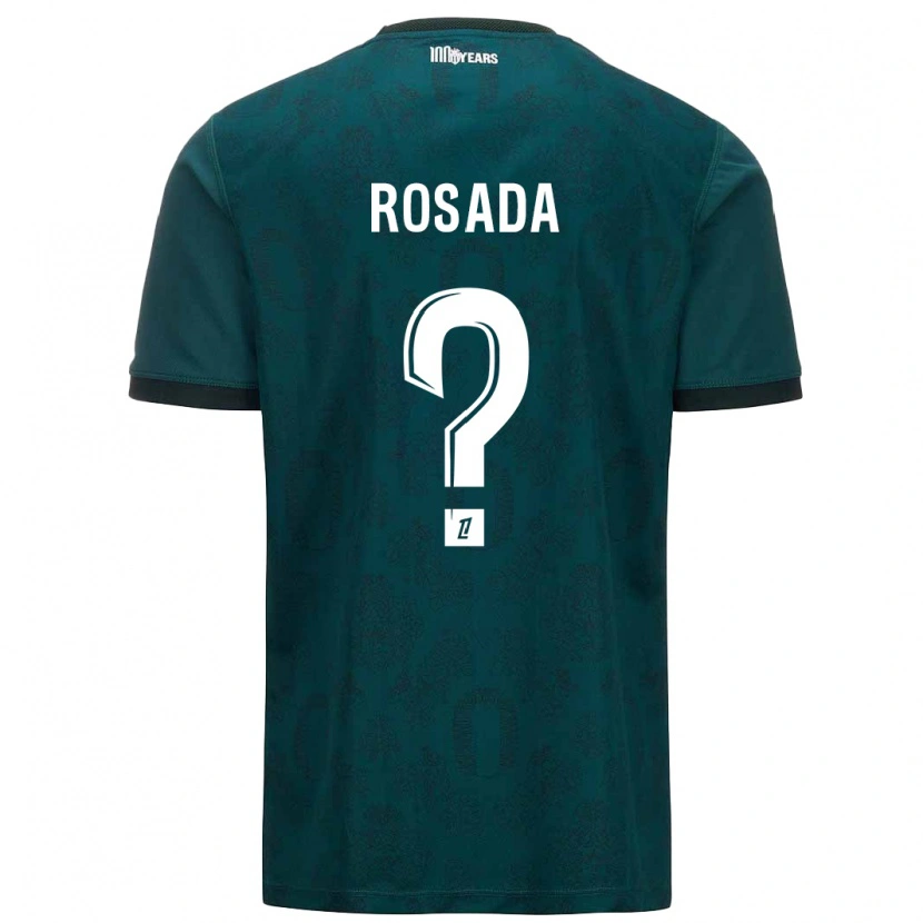 Danxen Herren Riley Rosada #0 Dunkelgrün Auswärtstrikot Trikot 2024/25 T-Shirt