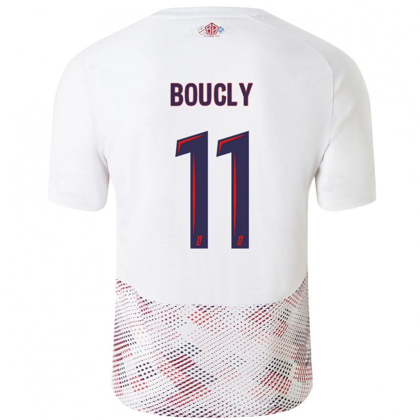 Danxen Herren Maïté Boucly #11 Weiß Königsblau Auswärtstrikot Trikot 2024/25 T-Shirt
