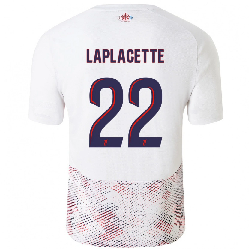 Danxen Herren Tess Laplacette #22 Weiß Königsblau Auswärtstrikot Trikot 2024/25 T-Shirt
