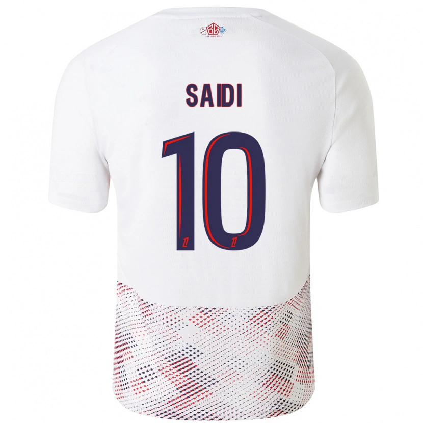 Danxen Herren Rachel Saidi #10 Weiß Königsblau Auswärtstrikot Trikot 2024/25 T-Shirt
