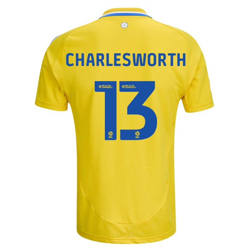 Danxen Herren Millie Robshaw-Charlesworth #13 Gelb Blau Auswärtstrikot Trikot 2024/25 T-Shirt
