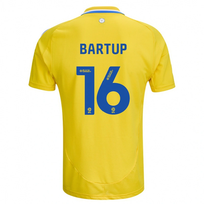 Danxen Herren Laura Bartup #16 Gelb Blau Auswärtstrikot Trikot 2024/25 T-Shirt