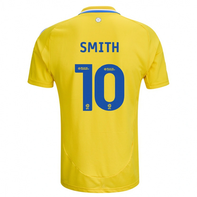Danxen Herren Kathryn Smith #10 Gelb Blau Auswärtstrikot Trikot 2024/25 T-Shirt