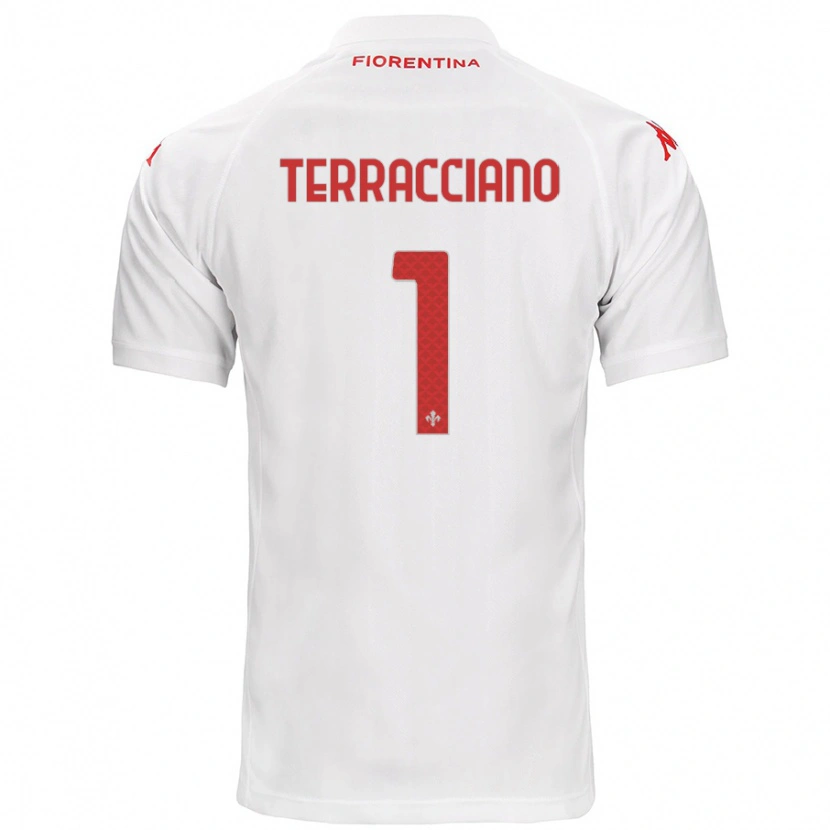 Danxen Herren Pietro Terracciano #1 Weiß Auswärtstrikot Trikot 2024/25 T-Shirt