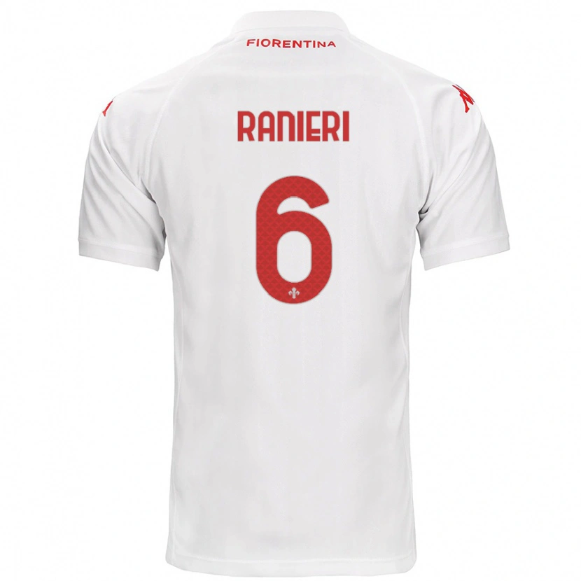 Danxen Herren Luca Ranieri #6 Weiß Auswärtstrikot Trikot 2024/25 T-Shirt