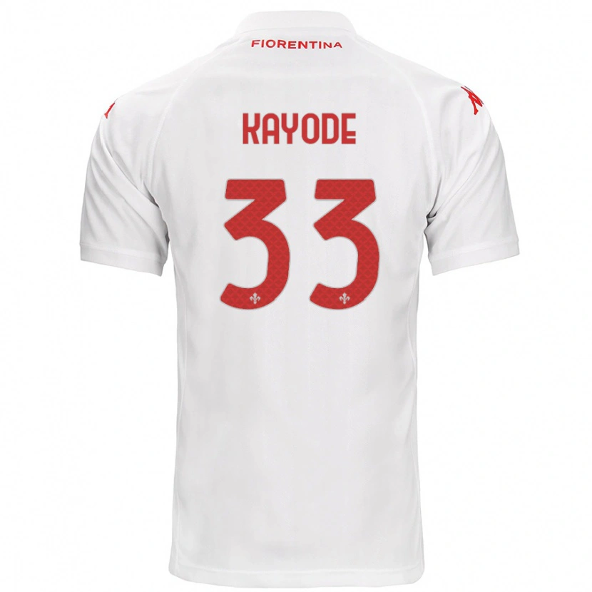 Danxen Herren Michael Kayode #33 Weiß Auswärtstrikot Trikot 2024/25 T-Shirt