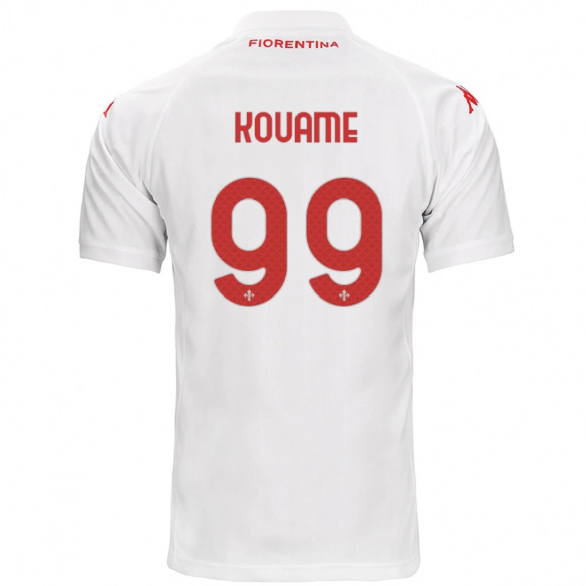 Danxen Herren Christian Kouamé #99 Weiß Auswärtstrikot Trikot 2024/25 T-Shirt