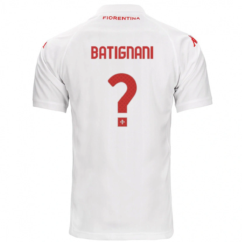 Danxen Herren Francesco Batignani #0 Weiß Auswärtstrikot Trikot 2024/25 T-Shirt