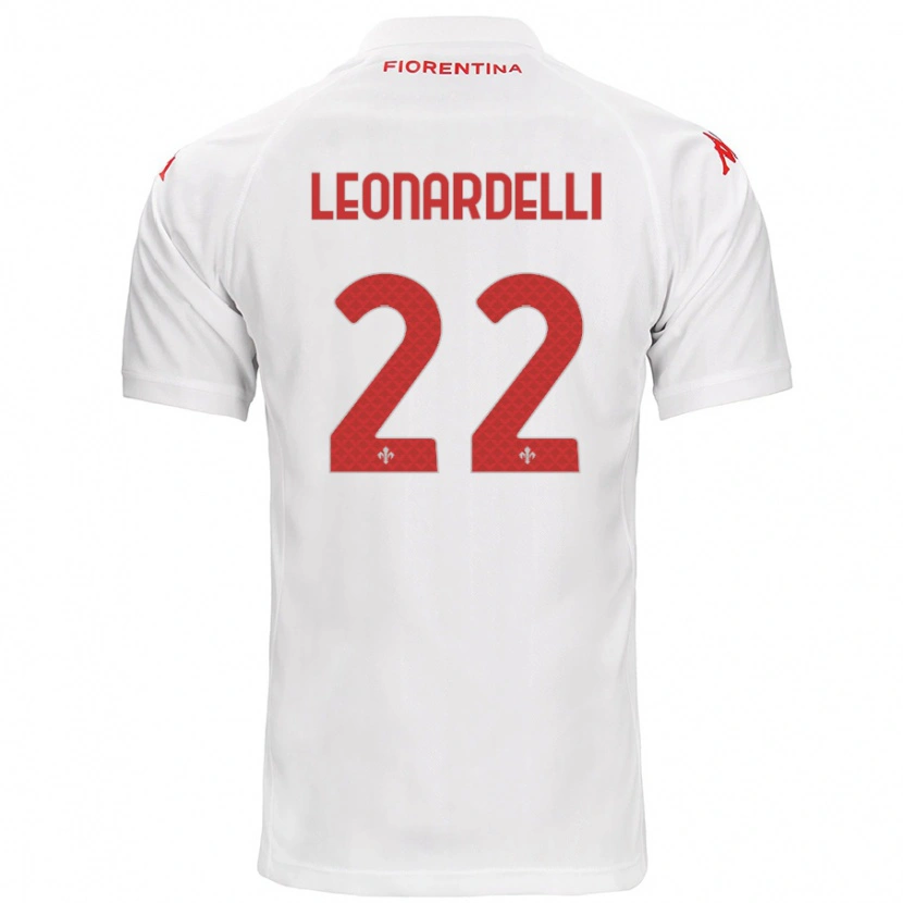 Danxen Herren Pietro Leonardelli #22 Weiß Auswärtstrikot Trikot 2024/25 T-Shirt