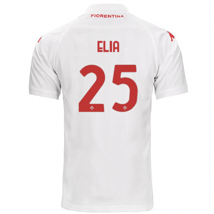 Danxen Herren Mirko Elia #25 Weiß Auswärtstrikot Trikot 2024/25 T-Shirt