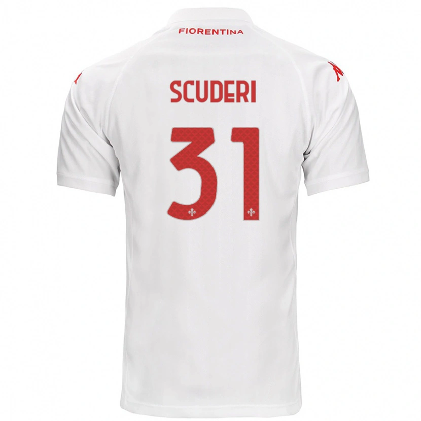 Danxen Herren Giulio Scuderi #31 Weiß Auswärtstrikot Trikot 2024/25 T-Shirt