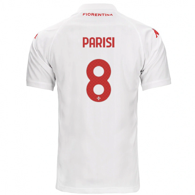 Danxen Herren Alice Parisi #8 Weiß Auswärtstrikot Trikot 2024/25 T-Shirt