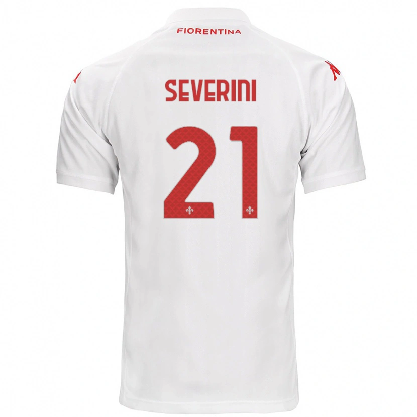 Danxen Herren Emma Severini #21 Weiß Auswärtstrikot Trikot 2024/25 T-Shirt