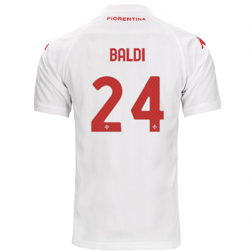 Danxen Herren Rachele Baldi #24 Weiß Auswärtstrikot Trikot 2024/25 T-Shirt