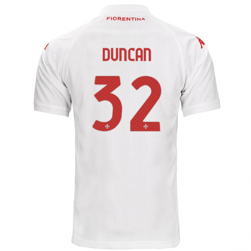 Danxen Herren Alfred Duncan #32 Weiß Auswärtstrikot Trikot 2024/25 T-Shirt