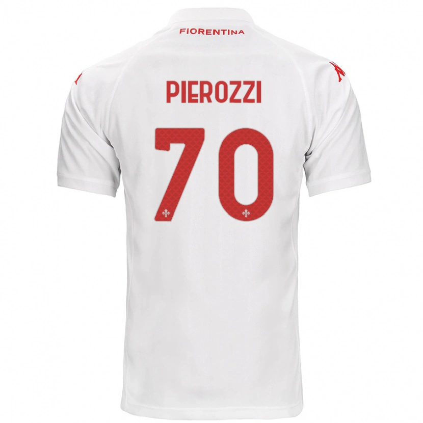 Danxen Herren Niccolò Pierozzi #70 Weiß Auswärtstrikot Trikot 2024/25 T-Shirt