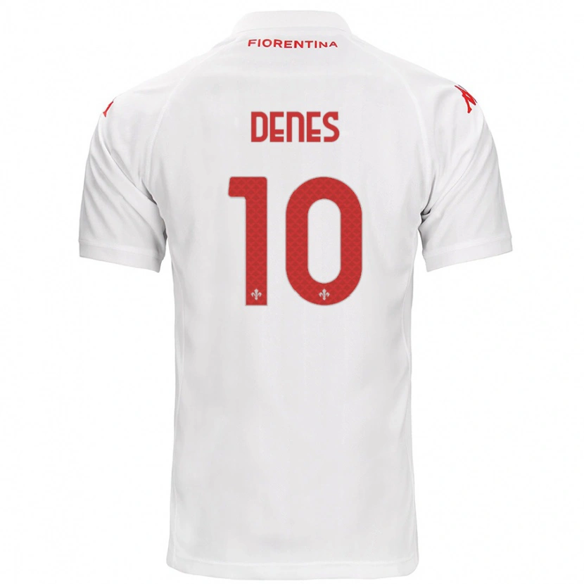 Danxen Herren Adrián Dénes #10 Weiß Auswärtstrikot Trikot 2024/25 T-Shirt