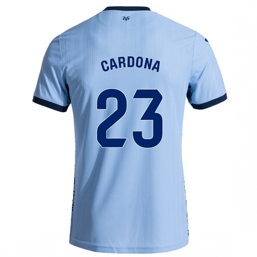 Danxen Herren Sergi Cardona #23 Himmelblau Auswärtstrikot Trikot 2024/25 T-Shirt