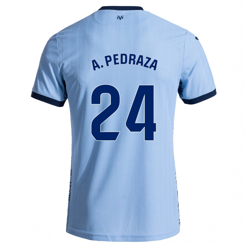 Danxen Herren Alfonso Pedraza #24 Himmelblau Auswärtstrikot Trikot 2024/25 T-Shirt