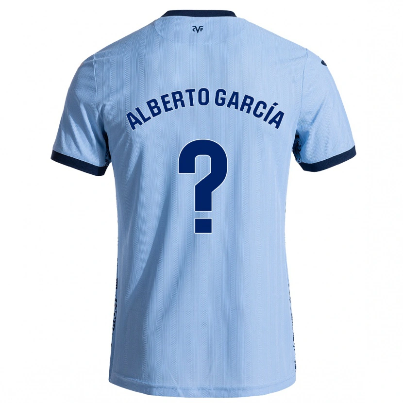 Danxen Herren Alberto García #0 Himmelblau Auswärtstrikot Trikot 2024/25 T-Shirt