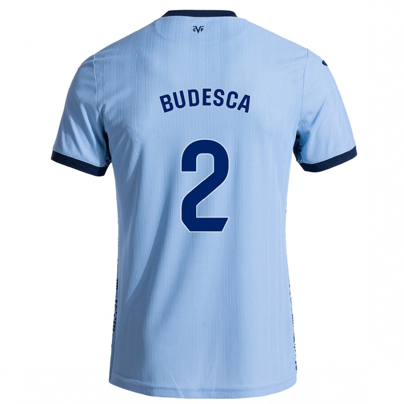 Danxen Herren Daniel Budesca #2 Himmelblau Auswärtstrikot Trikot 2024/25 T-Shirt