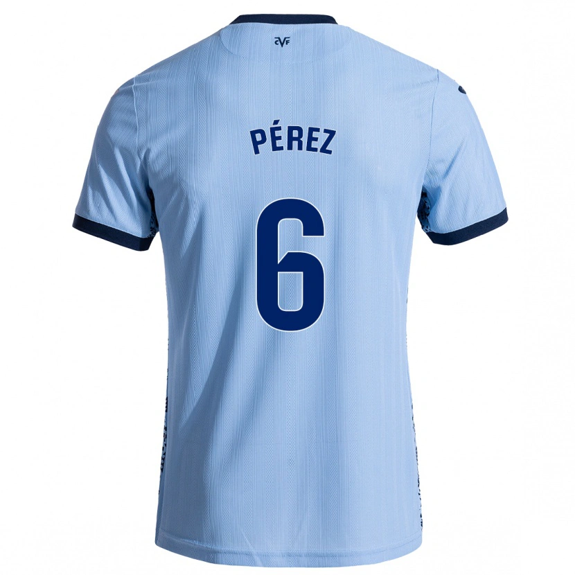 Danxen Herren Hugo Pérez #6 Himmelblau Auswärtstrikot Trikot 2024/25 T-Shirt