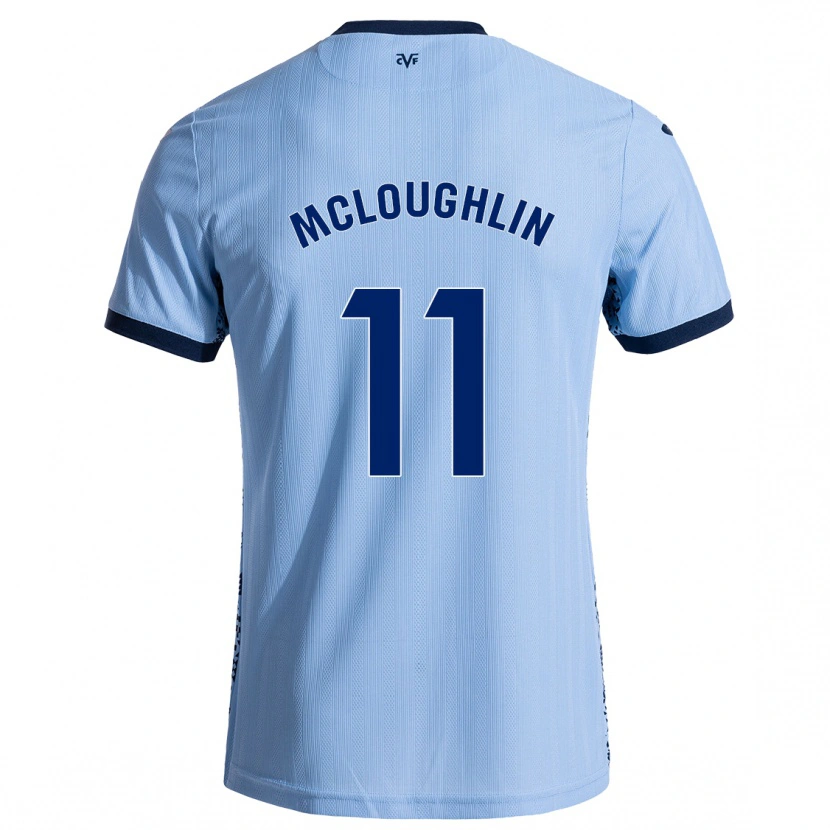 Danxen Herren Caden Mcloughlin #11 Himmelblau Auswärtstrikot Trikot 2024/25 T-Shirt