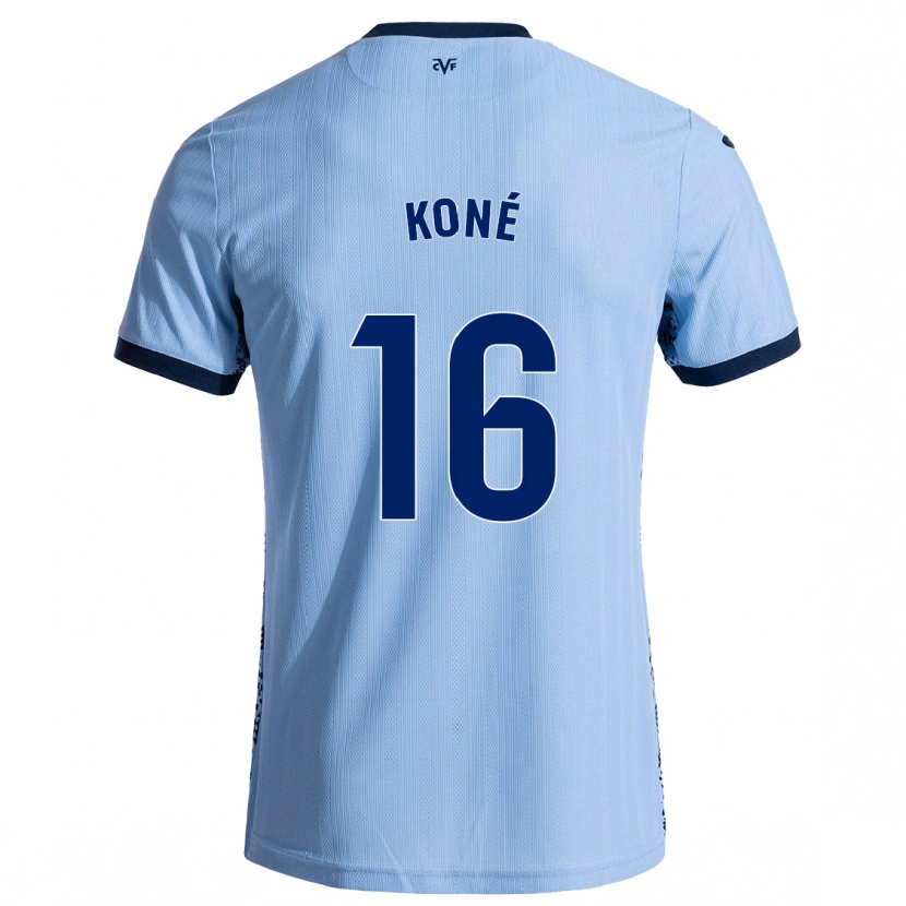 Danxen Herren Ayouba Koné #16 Himmelblau Auswärtstrikot Trikot 2024/25 T-Shirt