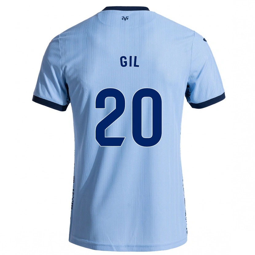Danxen Herren Mario Gil #20 Himmelblau Auswärtstrikot Trikot 2024/25 T-Shirt