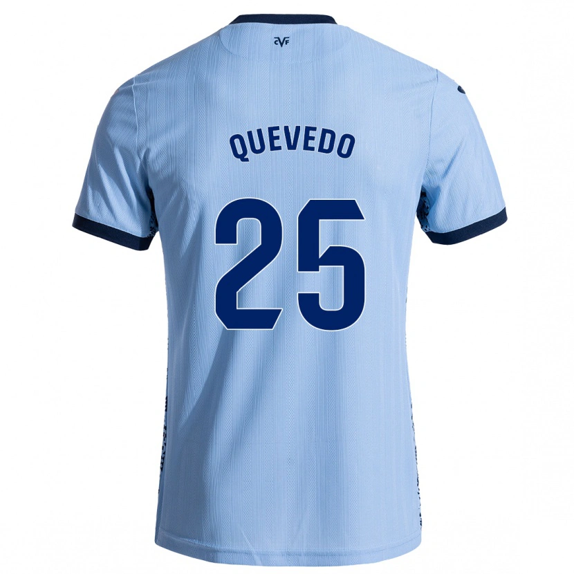 Danxen Herren Alex Quevedo #25 Himmelblau Auswärtstrikot Trikot 2024/25 T-Shirt