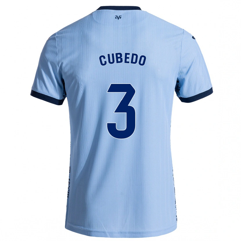 Danxen Herren Cristina Cubedo #3 Himmelblau Auswärtstrikot Trikot 2024/25 T-Shirt