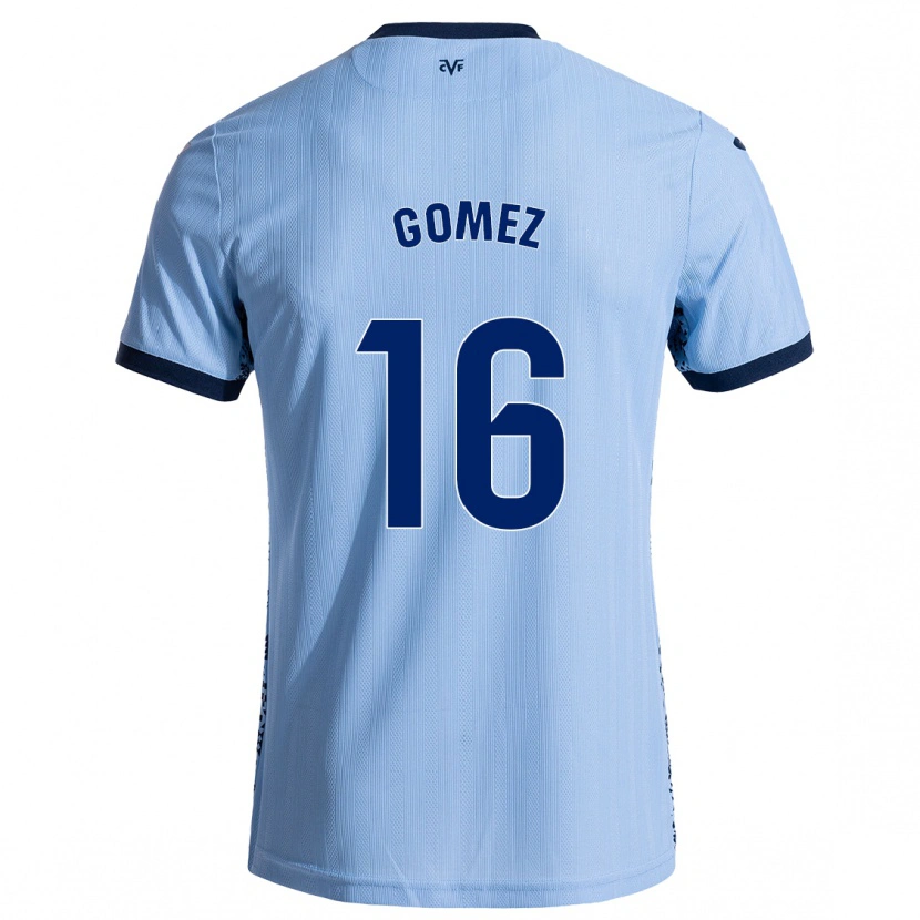 Danxen Herren Queralt Gómez #16 Himmelblau Auswärtstrikot Trikot 2024/25 T-Shirt