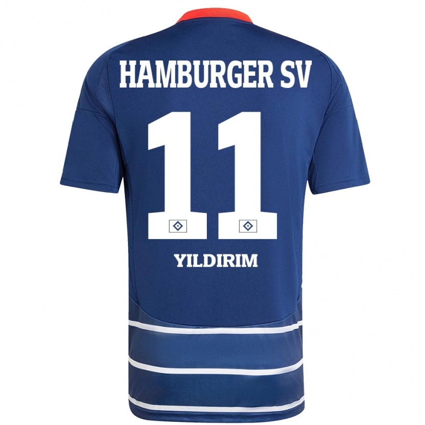Danxen Herren Mehmet Yildirim #11 Dunkelblau Auswärtstrikot Trikot 2024/25 T-Shirt