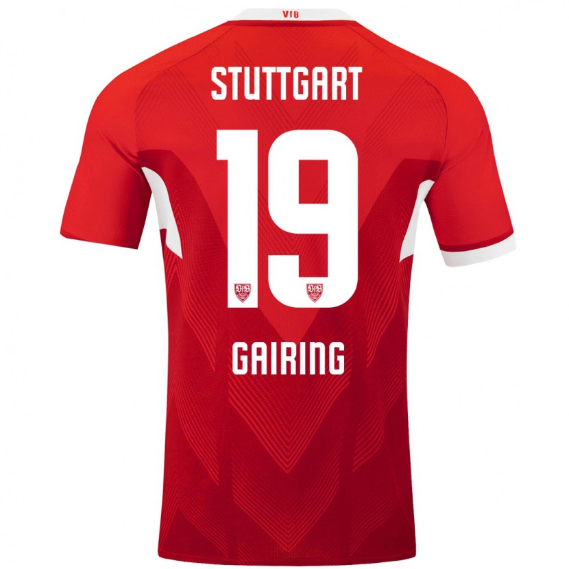 Danxen Herren Sophie Gairing #19 Rot Weiß Auswärtstrikot Trikot 2024/25 T-Shirt