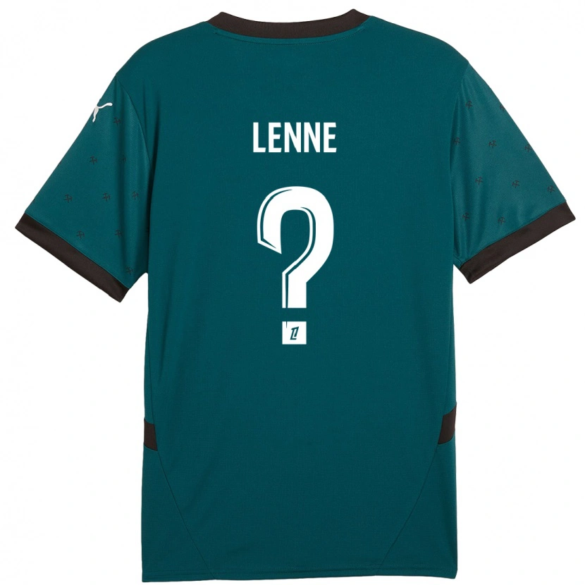 Danxen Herren Oscar Lenne #0 Dunkelgrün Auswärtstrikot Trikot 2024/25 T-Shirt