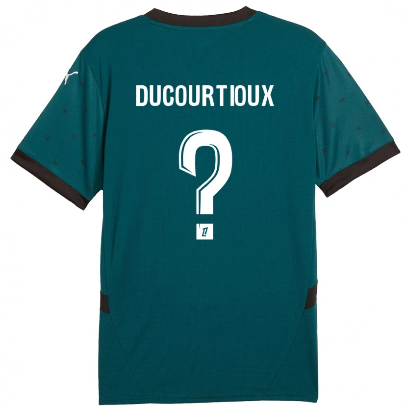 Danxen Herren Ilan Ducourtioux #0 Dunkelgrün Auswärtstrikot Trikot 2024/25 T-Shirt