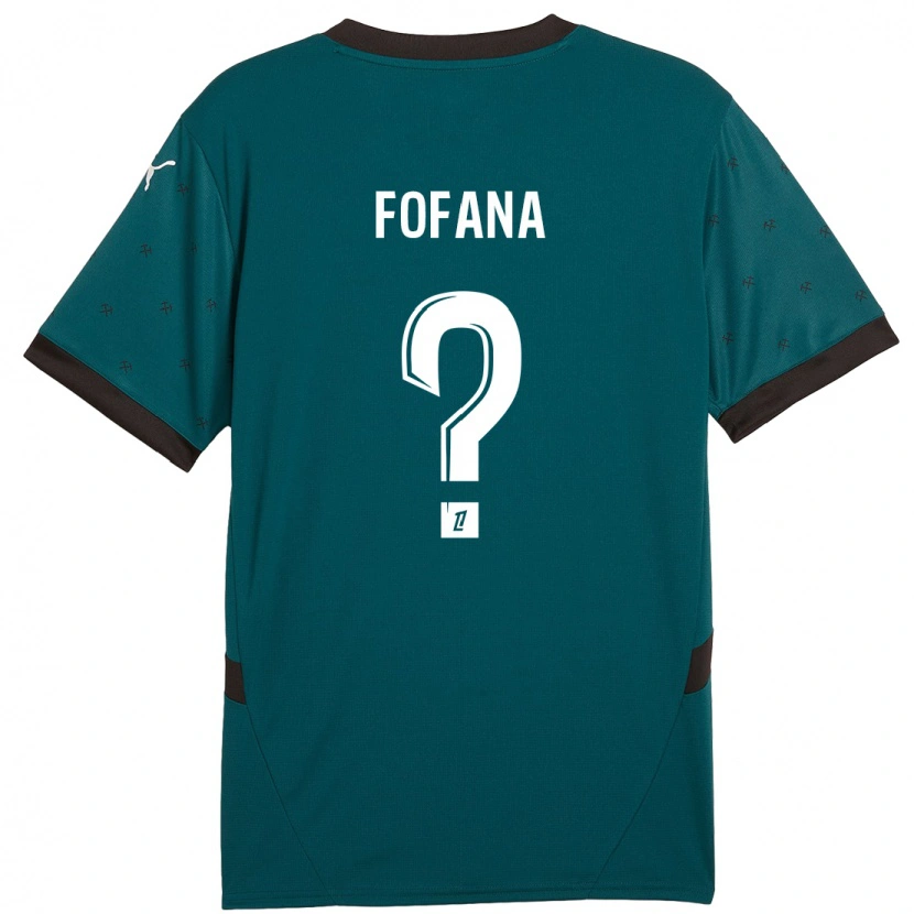 Danxen Herren Rayan Fofana #0 Dunkelgrün Auswärtstrikot Trikot 2024/25 T-Shirt